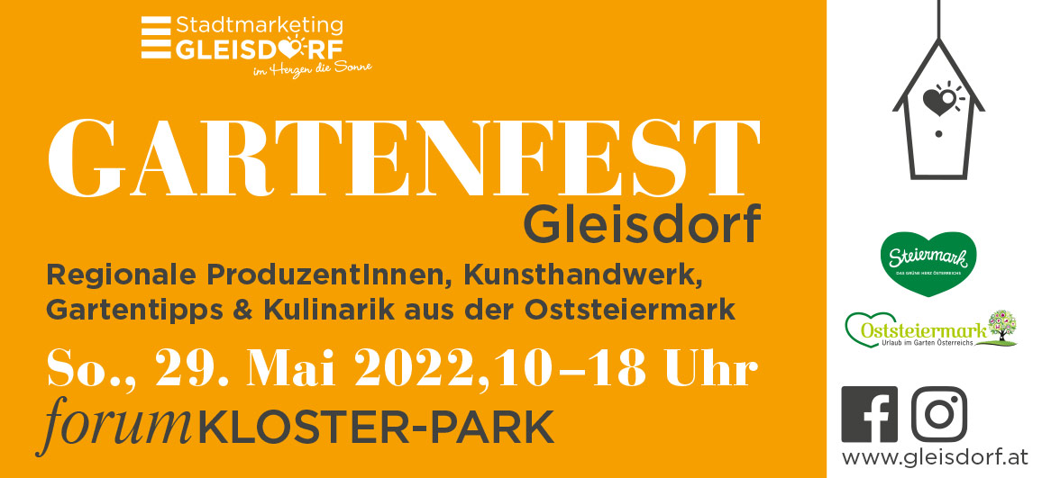 Gartenfest Gleisdorf 29. Mai 2022