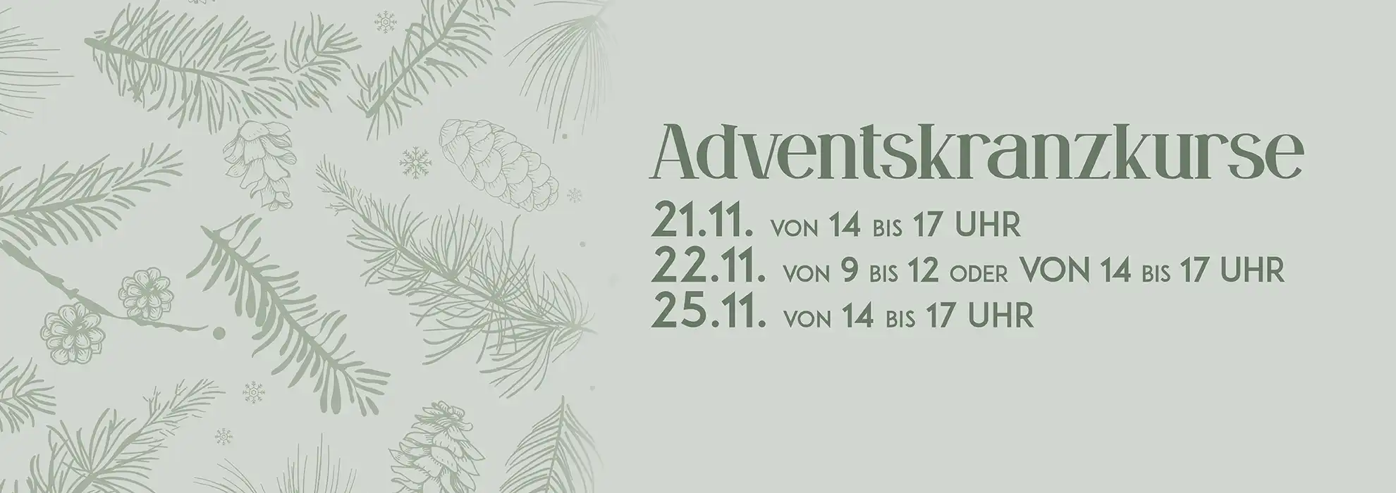 Adventkranzkurse bei Blumen Ruprecht Gleisdorf